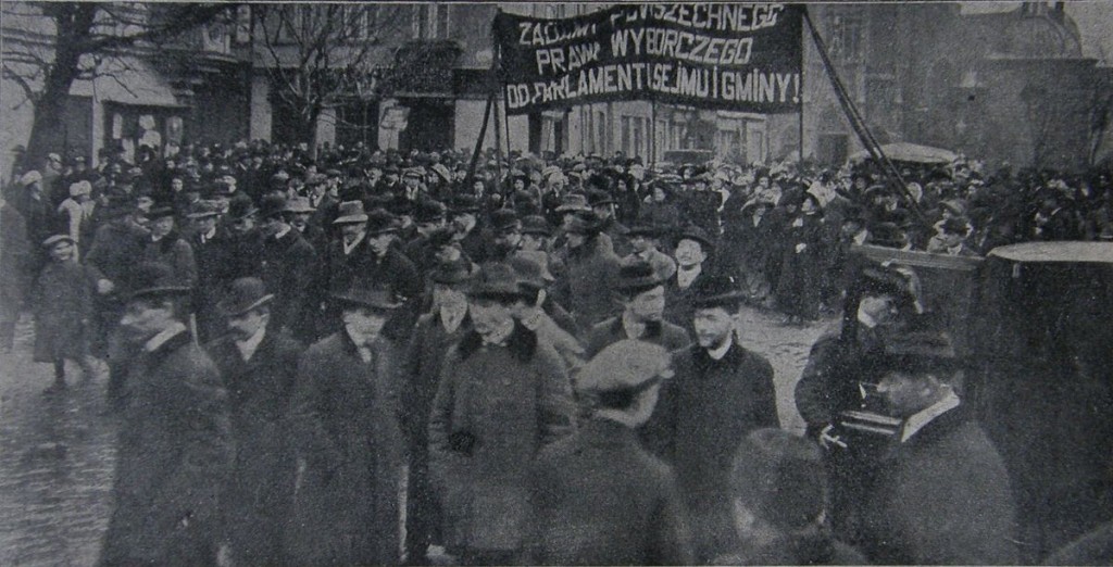Dzień Kobiet w Krakowie, 1911. Żródło: Wikimedia Commons